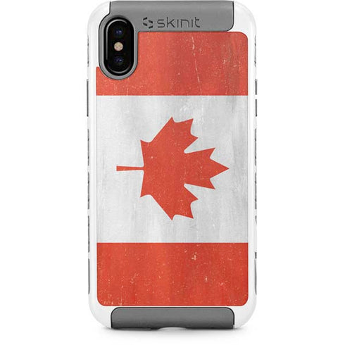 Canada Flag Distressed iPhone X/XS Cargo Case